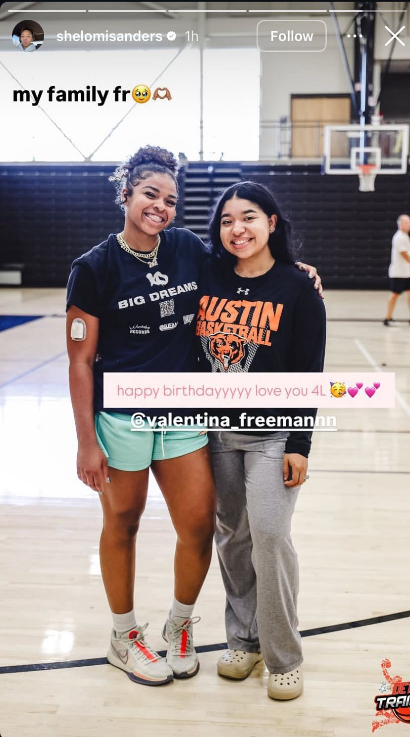 Coach Prime's daughter Shelomi Sanders shares heartfelt birthday tribute for a friend - Image source: Instagram/shelomisanders